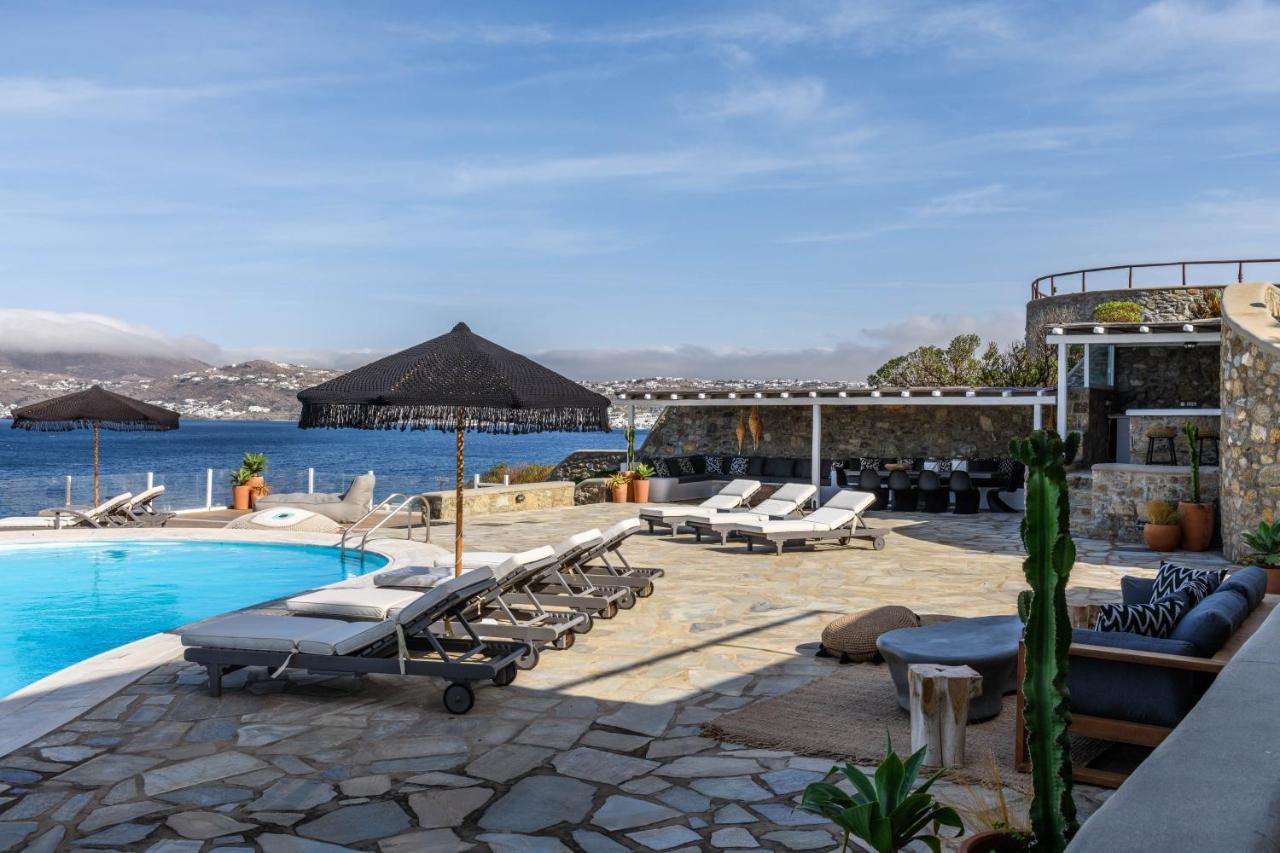 Cosset Villa Bohochic Sea&Harbourview And Sunset By One-Villas 오르노스 외부 사진