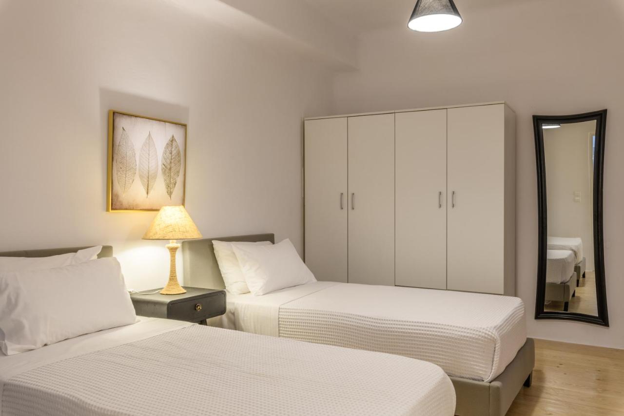 Cosset Villa Bohochic Sea&Harbourview And Sunset By One-Villas 오르노스 외부 사진