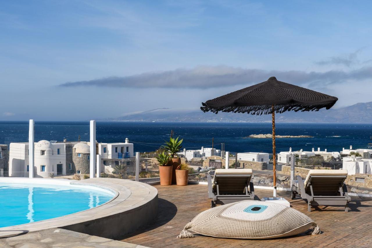Cosset Villa Bohochic Sea&Harbourview And Sunset By One-Villas 오르노스 외부 사진