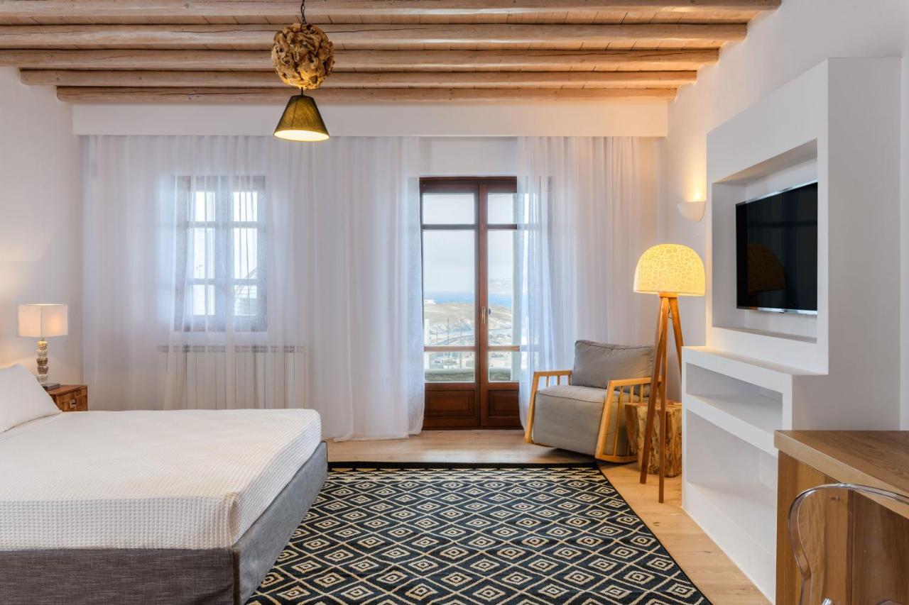 Cosset Villa Bohochic Sea&Harbourview And Sunset By One-Villas 오르노스 외부 사진