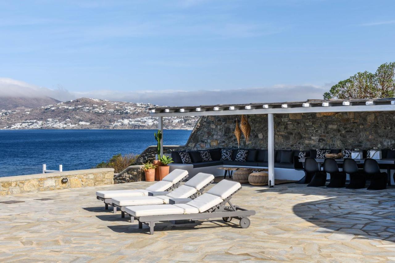 Cosset Villa Bohochic Sea&Harbourview And Sunset By One-Villas 오르노스 외부 사진