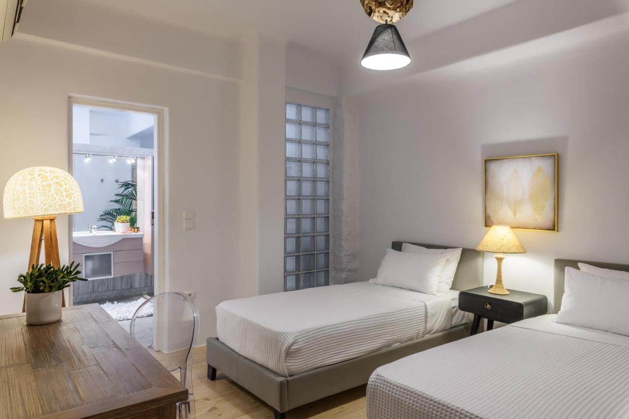 Cosset Villa Bohochic Sea&Harbourview And Sunset By One-Villas 오르노스 외부 사진