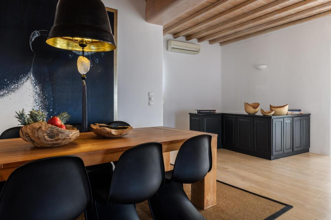 Cosset Villa Bohochic Sea&Harbourview And Sunset By One-Villas 오르노스 외부 사진