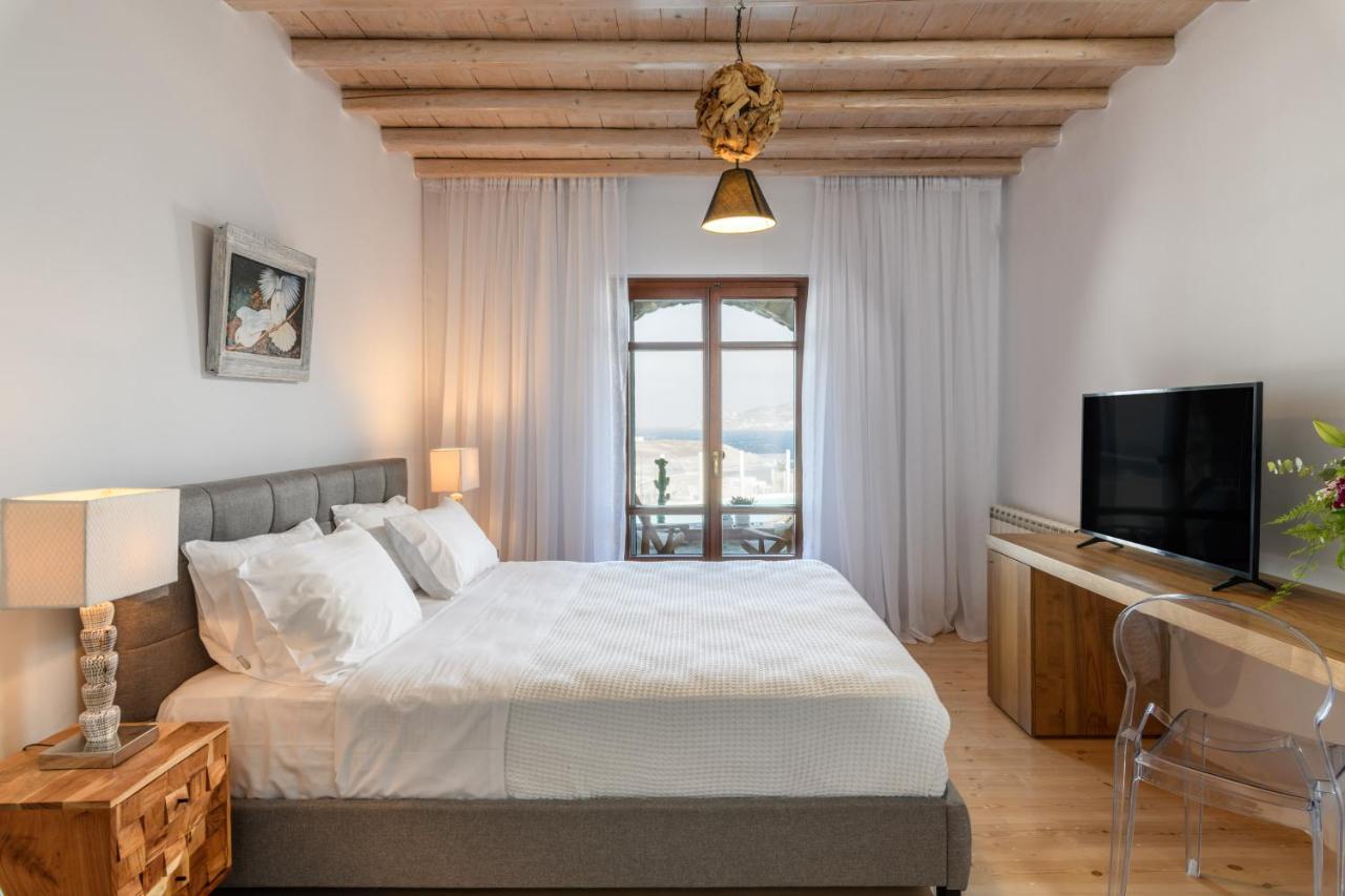 Cosset Villa Bohochic Sea&Harbourview And Sunset By One-Villas 오르노스 외부 사진